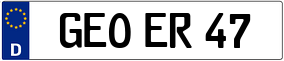 Truck License Plate